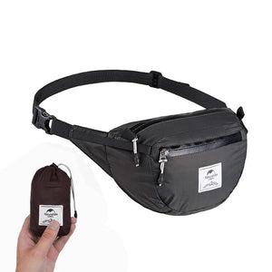 Black Foldable Fanny Pack Waist Bag